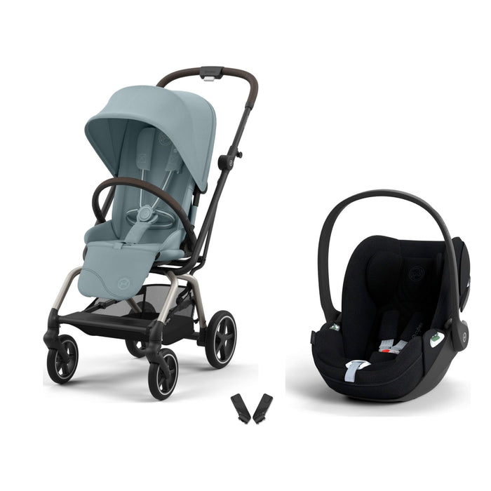 Cybex Eezy S Twist+2 Stormy Blue & Cloud T Plus Sephia Black travel sistem kolajı