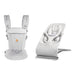 Ergobaby Evolve Light Grey bouncer ve Adapt Coton Pearl Grey taşıyıcı seti