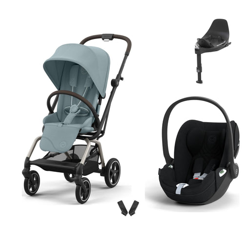 Cybex Eezy S Twist+2 Travel Sistem | Stormy Blue & Cloud T Plus Bazalı Sephia Black