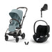 Cybex Eezy S Twist+2 Travel Sistem | Stormy Blue & Cloud T Plus Bazalı Sephia Black