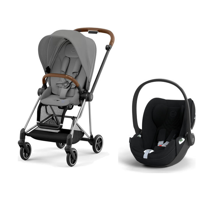 Cybex Mios Travel Sistem | Chrome Brown Mirage Grey & Cloud T Plus Bazalı Sephia Black