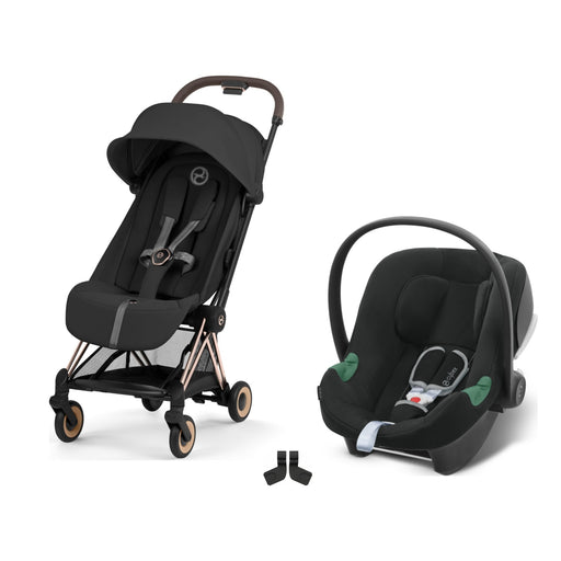 Cybex Coya Travel Sistem | Rosegold Sephia Black & Aton Volcano Black