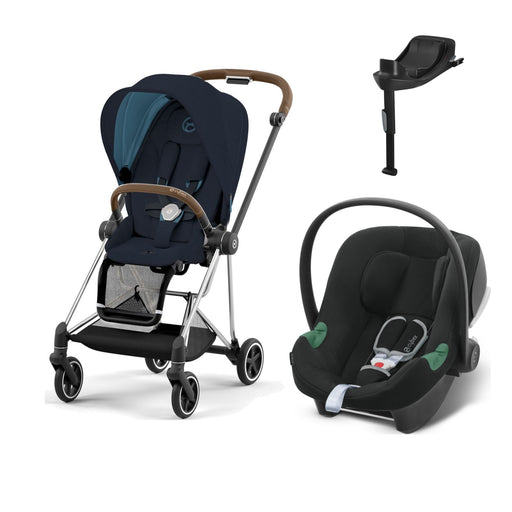 Cybex Mios Travel Sistem | Chrome Brown Midnight Blue & Aton Bazalı Volcano Black