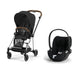 Cybex Mios Travel Sistem | Chrome Brown Sephia Black & Cloud T Plus Bazasız Sephia Black