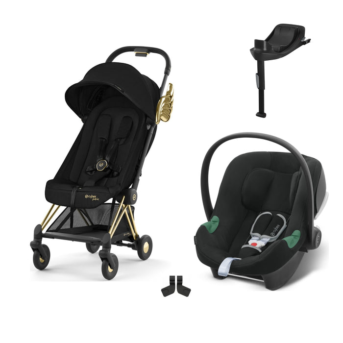 Cybex Coya Travel Sistem | Jeremy Scott Wings & Aton Bazalı Volcano Black