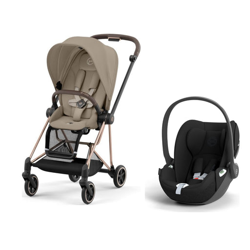 Cybex Mios Travel Sistem | Rosegold Cozy Beige & Cloud T Bazasız Sephia Black