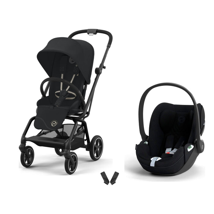 Cybex Eezy S Twist+2 Magic Black & Cloud T Plus Sephia Black travel sistem kolajı