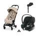 Cybex Coya Travel Sistem | Black Cozy Beige & Aton Bazalı Volcano Black