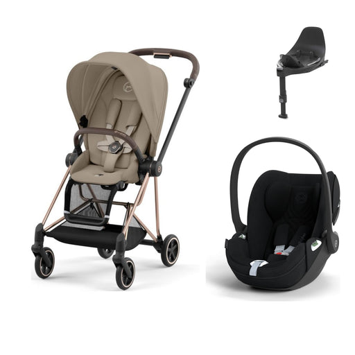 Cybex Mios Travel Sistem | Rosegold Cozy Beige & Cloud T Plus Bazalı Sephia Black