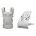 Ergobaby Evolve Light Grey bouncer ve Omni Deluxe Mesh Pearl Grey taşıyıcı seti