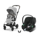 Cybex Eezy S Twist+2 Travel Sistem | Fog Grey & Aton Volcano Black