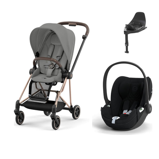 Cybex Mios Travel Sistem | Rosegold Mirage Grey & Cloud T Plus Bazalı Sephia Black
