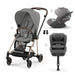 Cybex Mios & Cloud T & Anoris T Plus Travel Sistem | Rosegold Grey
