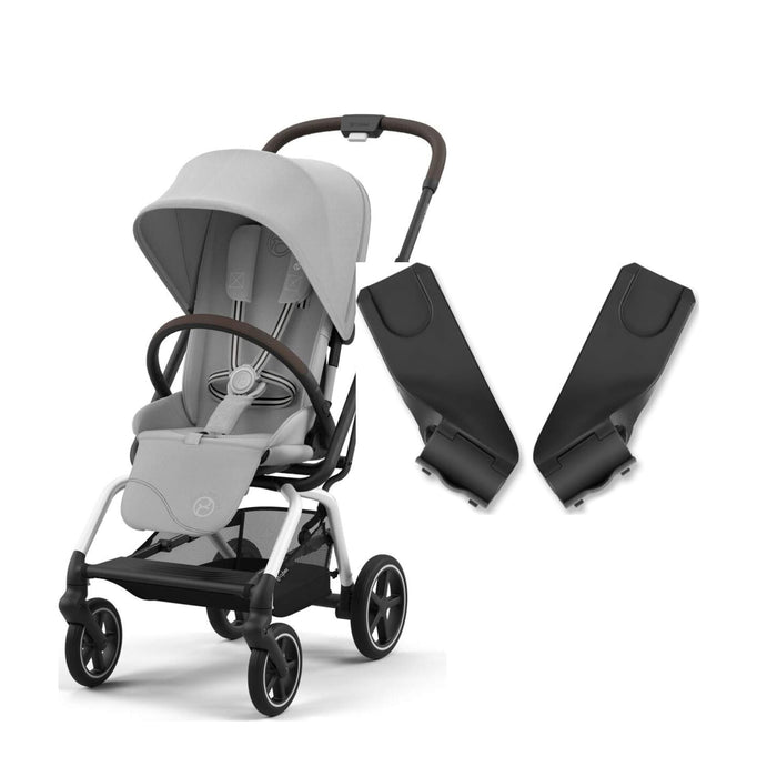 Cybex Eezy S Twist+2 360 Fog Grey + Ana Kucağı Adaptörü seti