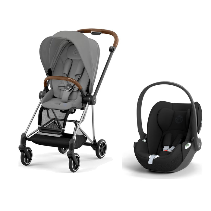 Cybex Mios Travel Sistem | Chrome Brown Mirage Grey & Cloud T Bazasız Sephia Black