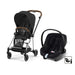 Cybex Mios Travel Sistem | Chrome Brown Sephia Black & Aton Bazalı Volcano Black