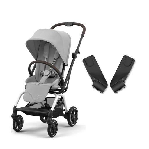 Cybex Eezy S Twist+2 360 Fog Grey + Ana Kucağı Adaptörü seti