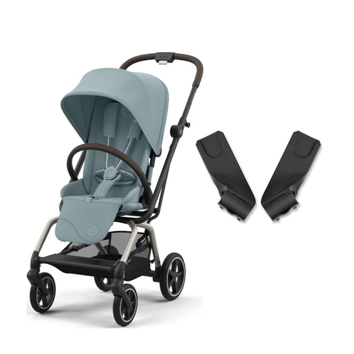 Cybex Eezy S Twist+2 360 Stormy Blue + Ana Kucağı Adaptörü seti
