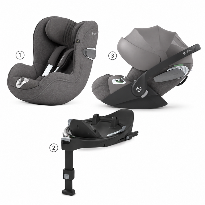 Cybex Sirona T i-Size Plus, Baza T isofix ve Cloud T i-Size Plus | Mirage Grey