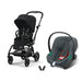Cybex Eezy S Twist+2 Travel Sistem | Magic Black & Aton Steel Grey