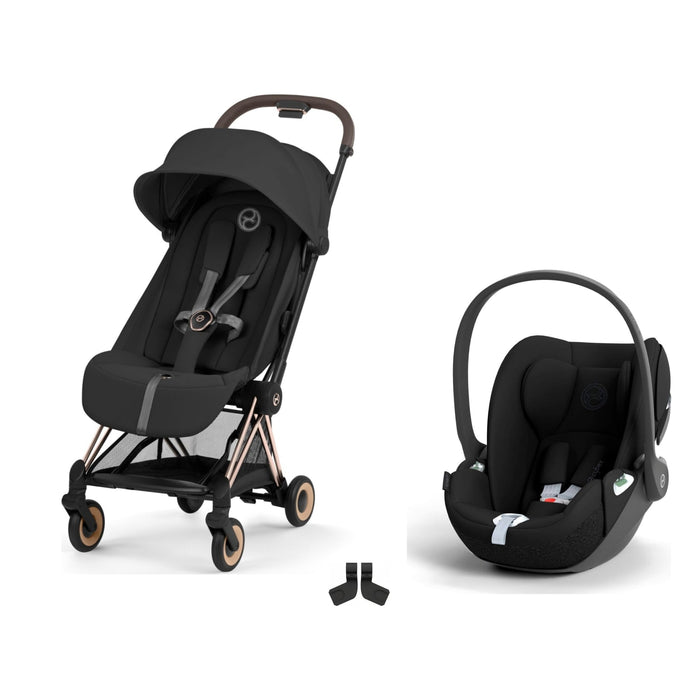 Cybex Coya Travel Sistem | Rosegold & Cloud T Sephia Black