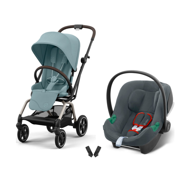 Cybex Eezy S Twist+2 Travel Sistem | Stormy Blue & Aton Steel Grey