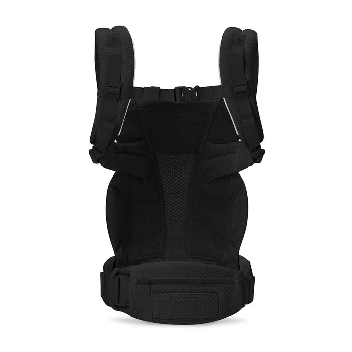 Ergobaby Omni Deluxe Mesh (onyx black) , 4 farklı taşıma pozisyonlu ergonomik kanguru , 0-4 yaş yeni doğan ve küçük çocuklar için
