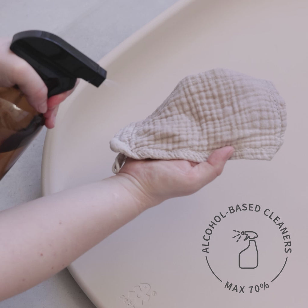 Sebra alt değiştirme minderi, Birchbark Rose, ürün videosu