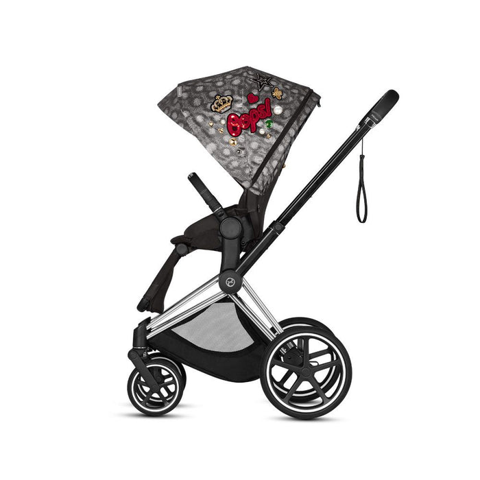 Cybex Priam (chrome black-özel seri Rebellious) <br> (portbebe hediye)