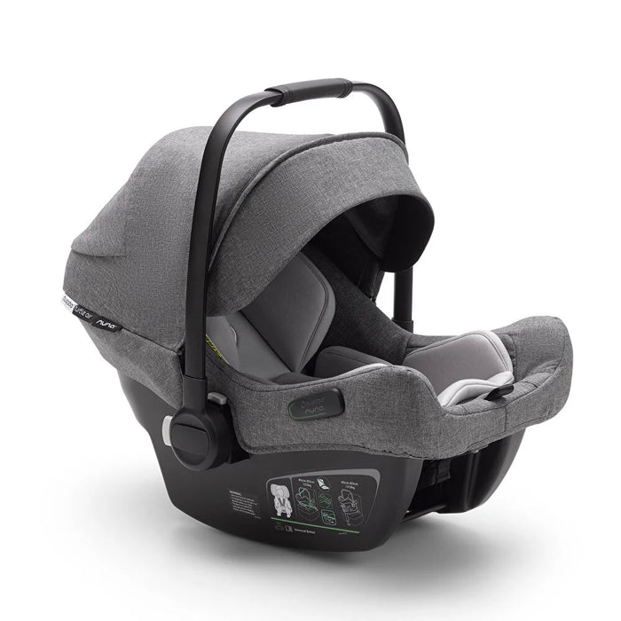 (Teşhir fazlası Mağaza teslim) Bugaboo Turtle Air  i-size Oto koltuğu (Grey) + Alt Baza