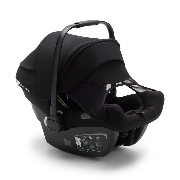 (Teşhir fazlası Mağaza teslim) Bugaboo Turtle Air i-size Oto koltuğu (Black) + Alt Baza
