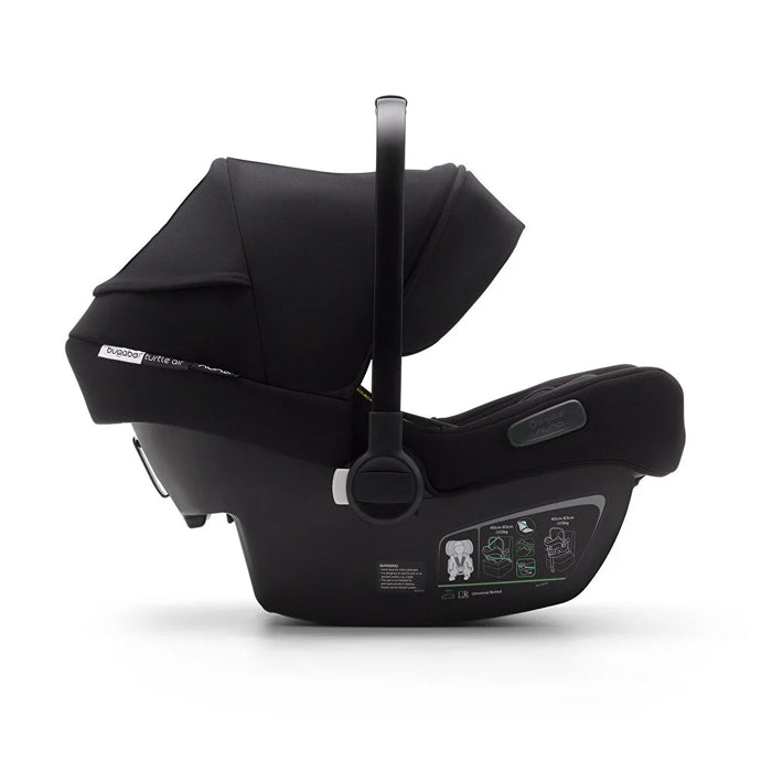 (Teşhir fazlası Mağaza teslim) Bugaboo Turtle Air i-size Oto koltuğu (Black) + Alt Baza