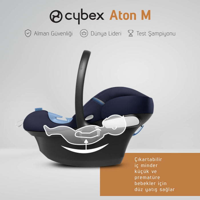 Adac'lı Cybex Aton M (0-13 kg) Bebek Ana Kucağı