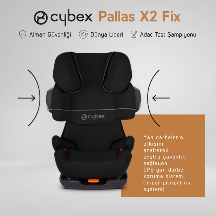 Adac'lı Cybex Pallas X2 Fix (9-36 Kg) Isofix Bebek Oto Koltuğu