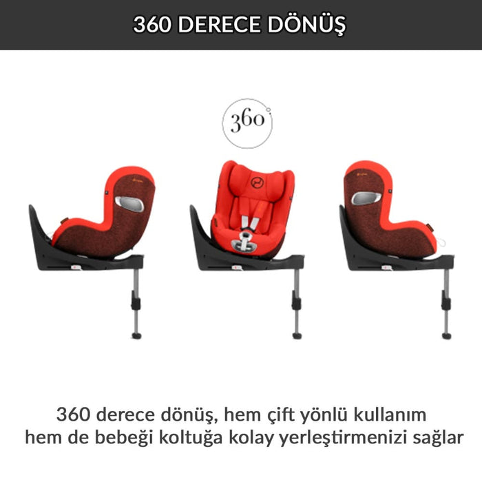 Adac'lı Cybex Sirona Z (0-18 kg) Isofixli Bebek Oto Koltuğu