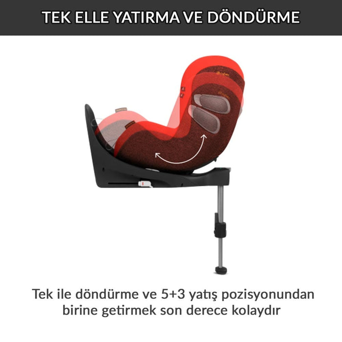 Adac'lı Cybex Sirona Z (0-18 kg) Isofixli Bebek Oto Koltuğu