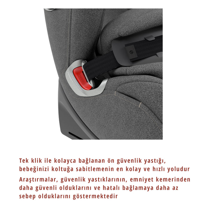 Cybex Anoris T isize </br> Tüm zamanların en iyi Adac puanı</br>(Dünyanın ilk airbagli oto koltuğu) </br> 9-21 kg