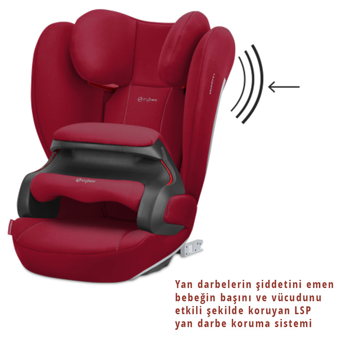 Cybex Pallas B2-fix car seat 76-150cm, Dynamic Red