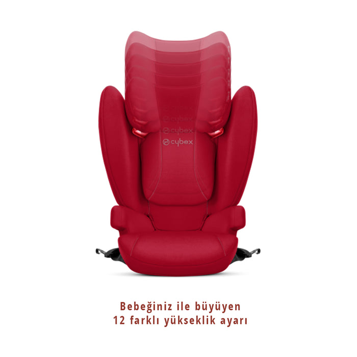 Cybex Solution B fix (volcano black) <br>(Adac ödüllü latch bağlantı çocuk oto koltuğu 15-50kg)